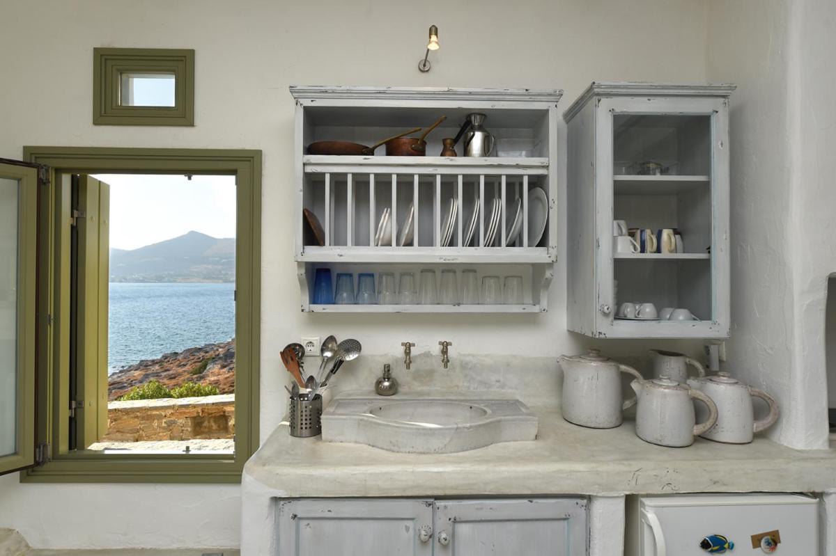 Ochre Dream, Beach Front & Sunset Villa Naousa Buitenkant foto