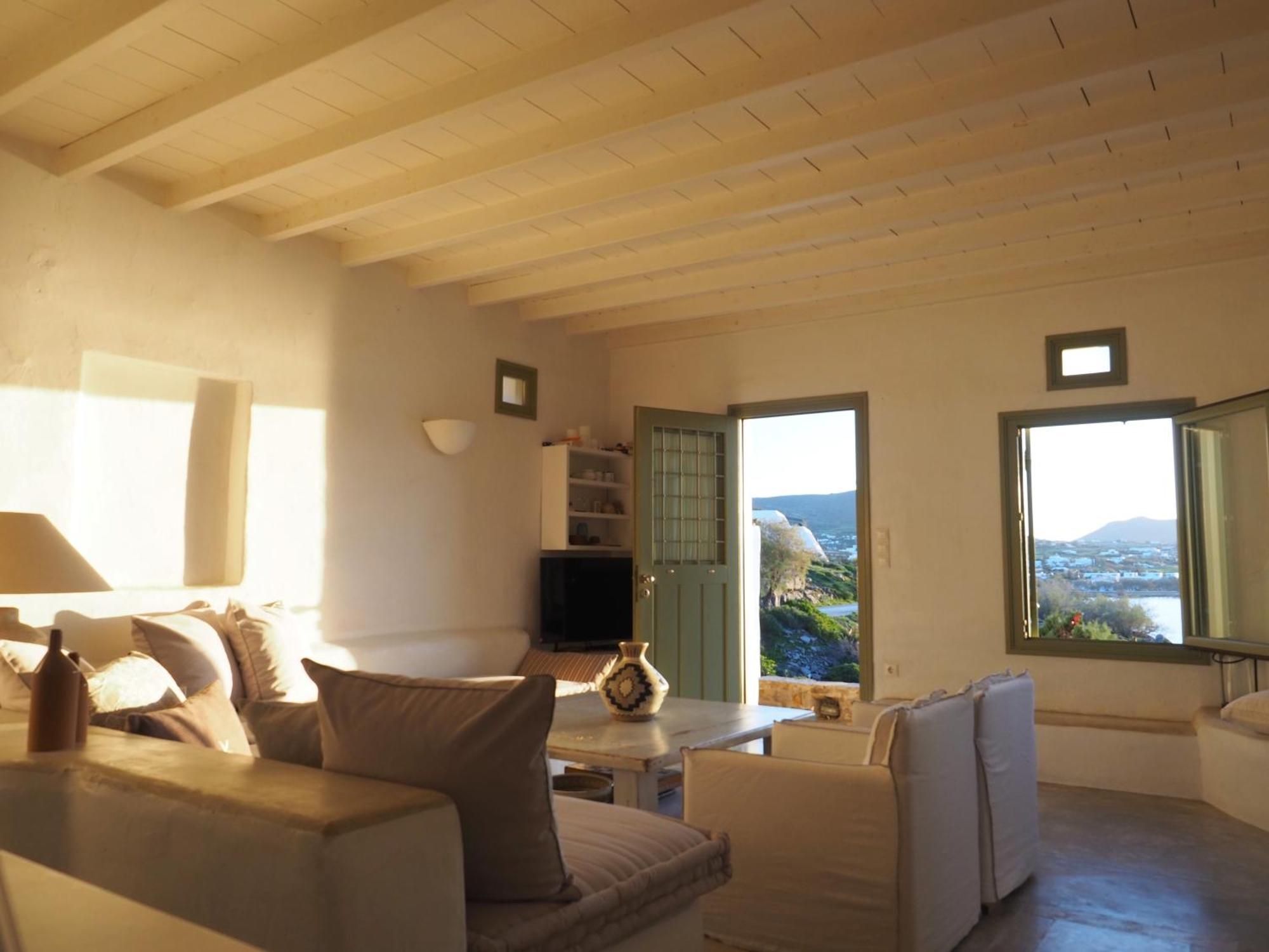 Ochre Dream, Beach Front & Sunset Villa Naousa Buitenkant foto