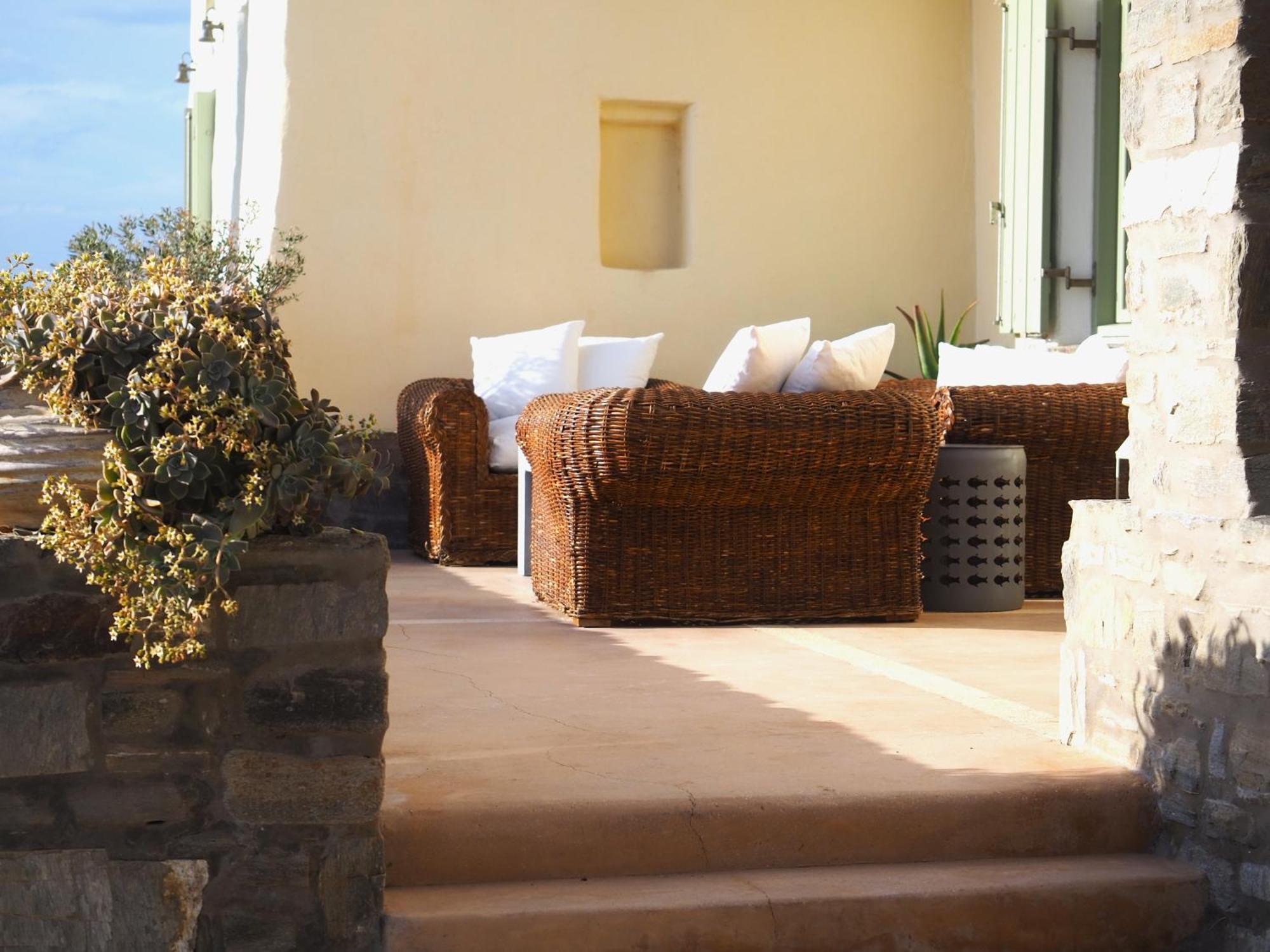 Ochre Dream, Beach Front & Sunset Villa Naousa Buitenkant foto